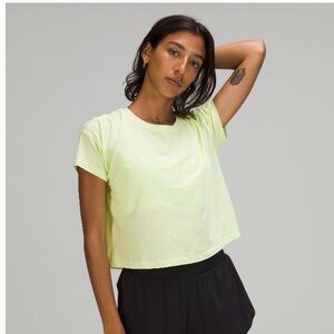 Lululemon All Yours Crop T-shirt in Crispin Green